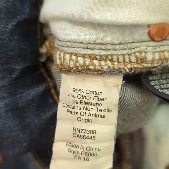 Madewell Cruiser Straight High Waist Denim Jean Ankle Crop Capri - Size 26 - Picture 11 of 12